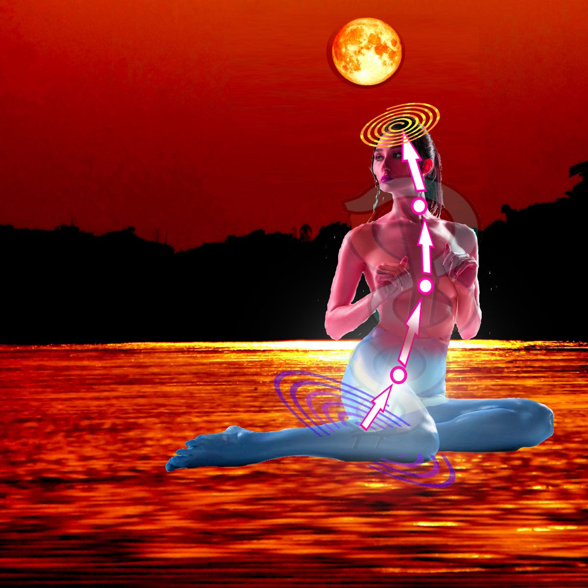 Planet Erde Kundalini als Nahrung für den Mond